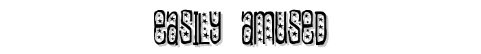 Easily amused font